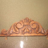 old pediment in oak