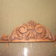 old pediment in oak