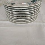 Set of 11 dessert plates. Bernardaud