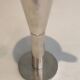 Silver-plated and brass champagne flute