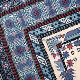 Tapis berbère tunisien vintage en laine fait main – 199 x 252 cm - 1C1035