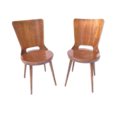 Pair of baumann chairs dove model
