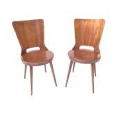 Pair of baumann chairs dove model