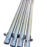 USM Haller desk table – black oak veneer top