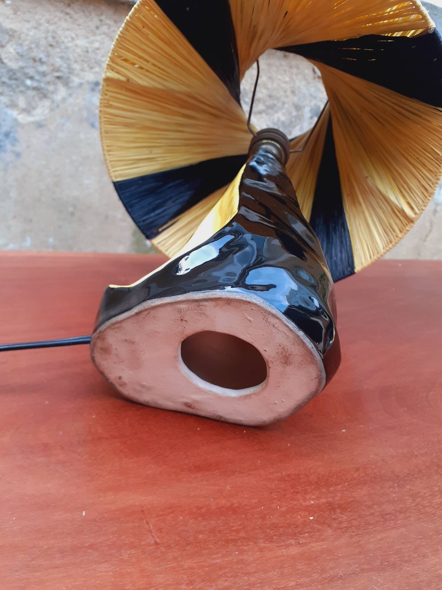 Ceramic lamp from the 1960s