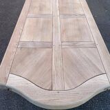 Renovated extendable monastery dining table in solid oak 220-300cm