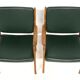 Set of 2 leather armchairs, Karl Erik Ekselius, Sweden, 1960