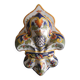 Ancien vase bouquetière murale faïence Desvres Fourmaintraux wall vase