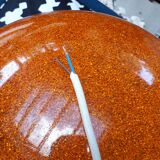 Globe Orange plastic style perspex, years 70/80