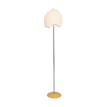 Floor Lamp Eggshell Shade, 1980s