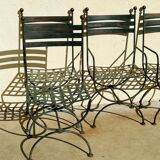 Wrought iron chairs and armchairs