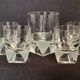 4 Rosenthal crystal whisky glasses + ice bucket + 2 shot glasses