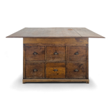 Meuble de métier en chêne