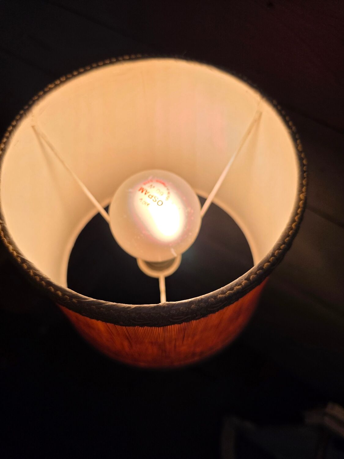 Lampadaire tripode vintage des années 60