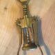 Brass lever cork puller