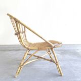 Vintage rattan armchair