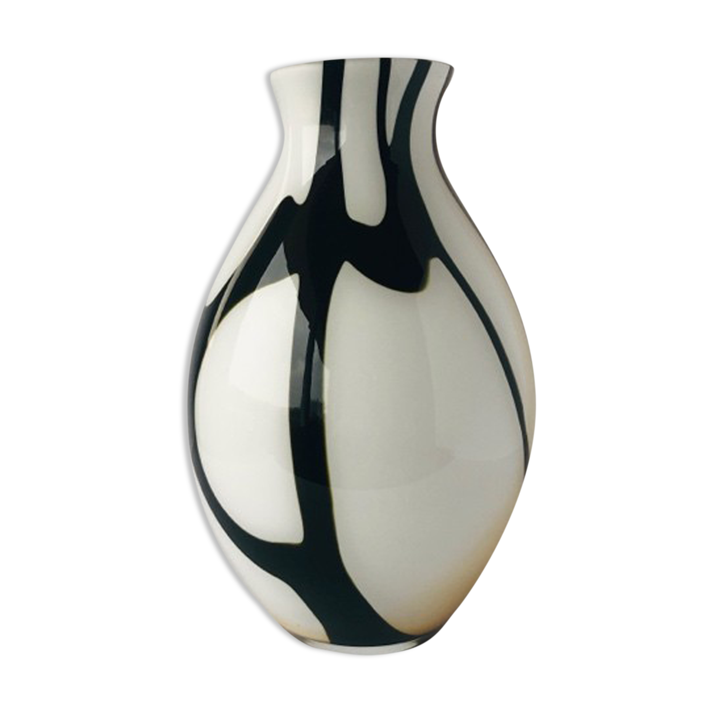 Contemporary blown glass vase
