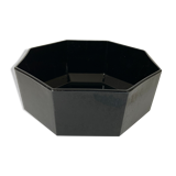 Black arcoroc octime glass bowl of the 80