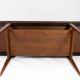 Table basse en teck avec étagère, de design danois des années 1960