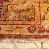 Tapis patiné orient laine fait mai 166 cm x 95 cm
