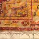 Tapis patiné orient laine fait mai 166 cm x 95 cm
