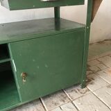 Metal and wood Workbench