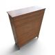 Small antique wooden and glass display cabinet.