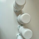 Set of opaline pots