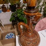 Ceramic carafe and glasses