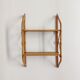 Vintage rattan shelf