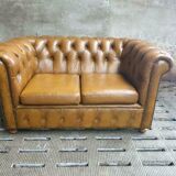 Old Chesterfield sofa 2 seater 140 cm