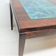 Scandinavian Coffee Table 1960, In Rosewood and Ceramic Tiles