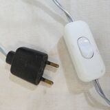 Art deco office lamp in chrome metal