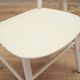 Ensemble de quatre chaises en hêtre, design italien, années 1970, production : Italie