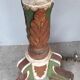 Esapgne ep 1900 ground carved wood lamppost