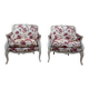 Pair of armchairs - Louis XV style bergères