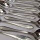 Silver plated metal spoons net service cutlery goldsmith Reneka soup