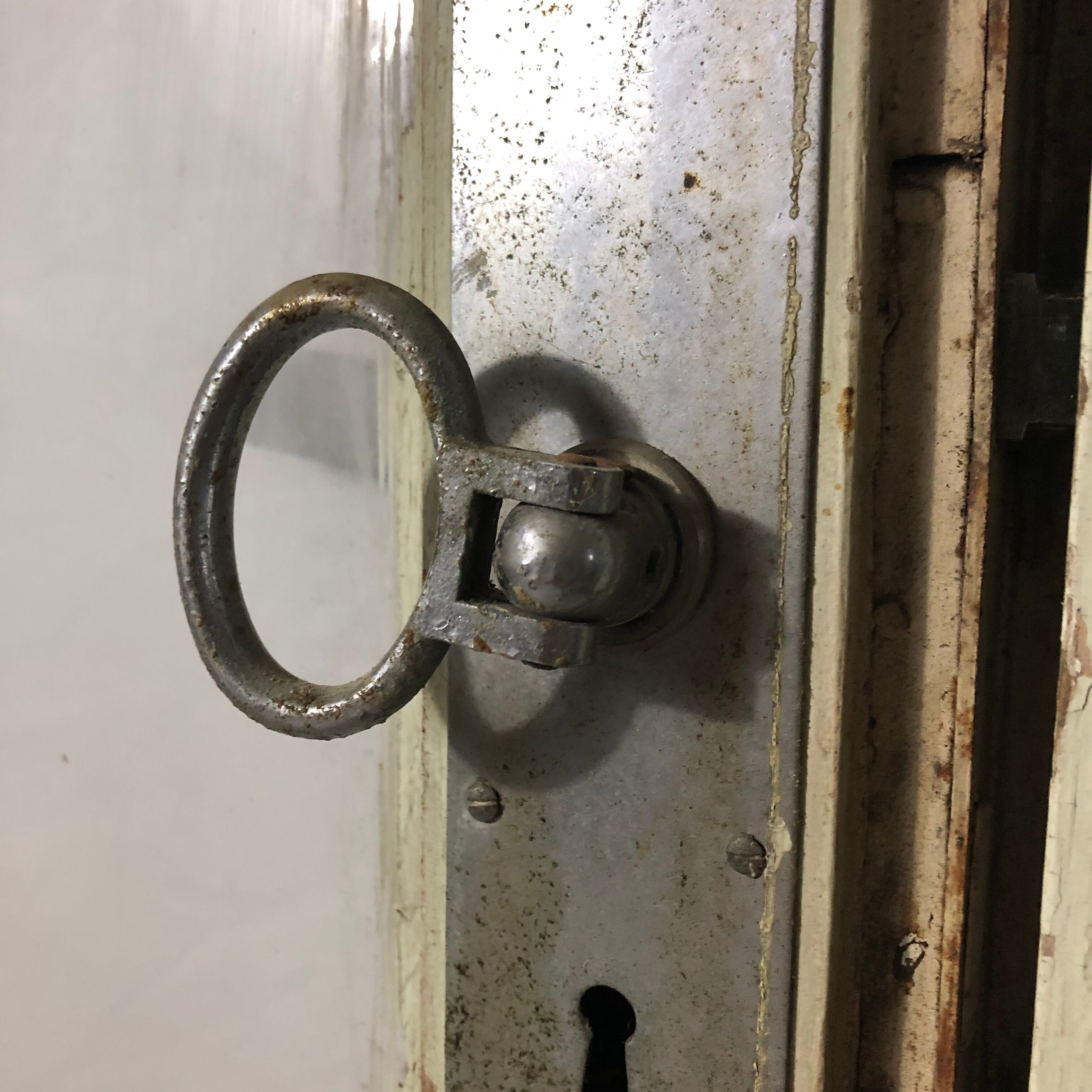 Old glass doors, 2 flaps, H226 cm