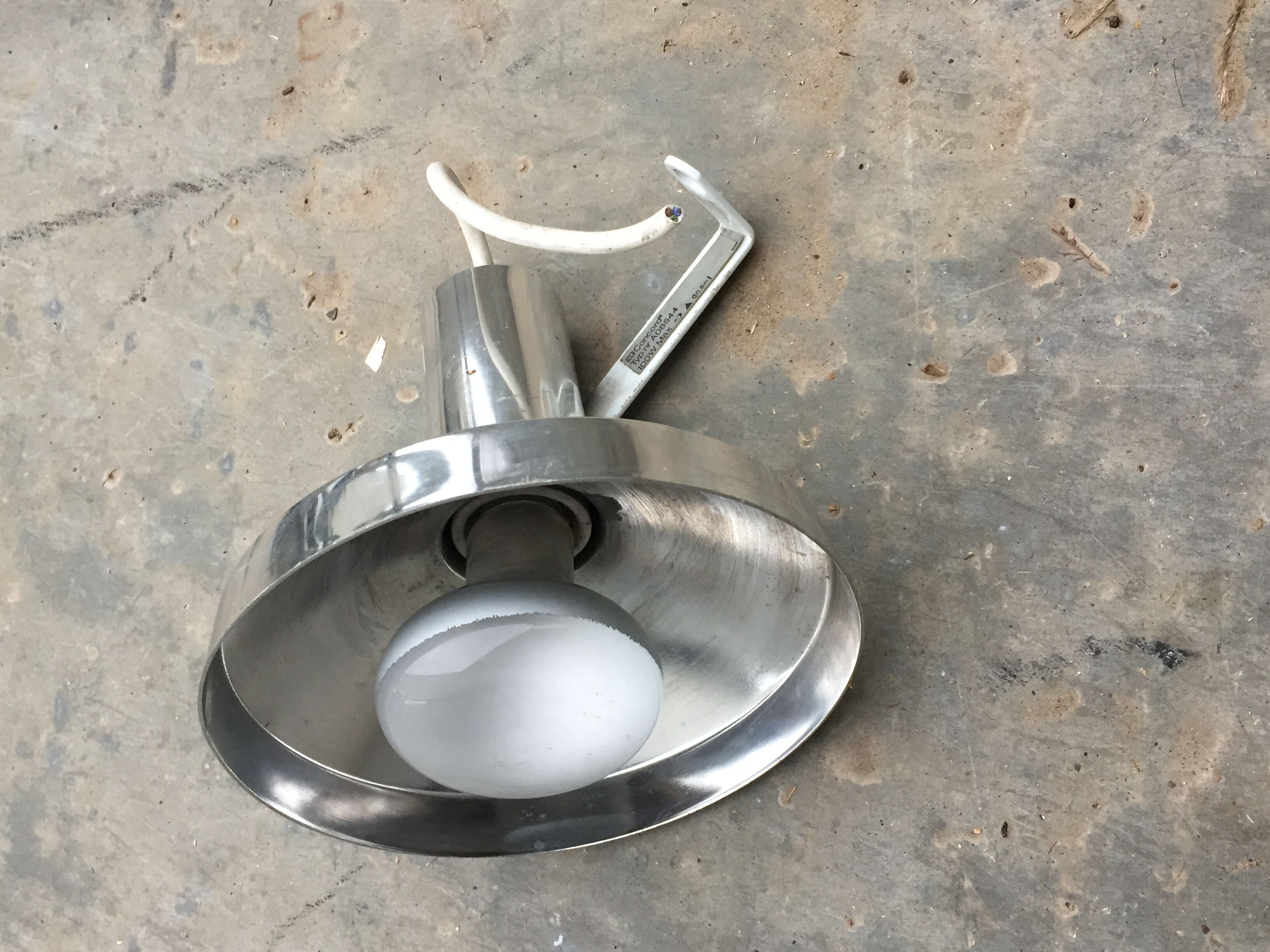 Lot of ten wall sconces Concord international 1970