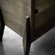 Buffet scandinave en frêne avec poignées en métal mat, style Mid-Century Modern, années 1960