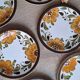 Set 6 assiettes dessert Boch Paradisio 1966