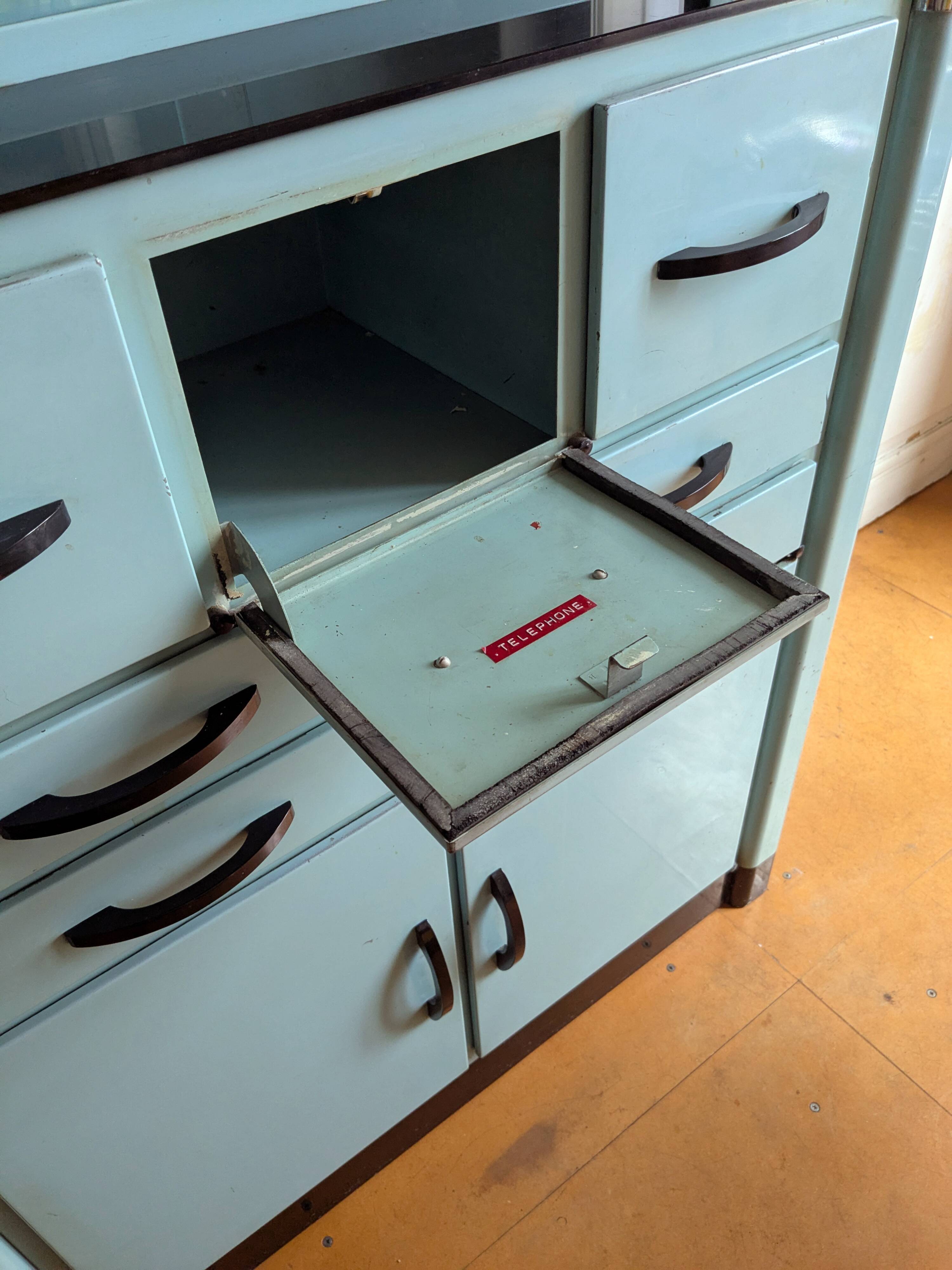 1950s dentist's cabinet