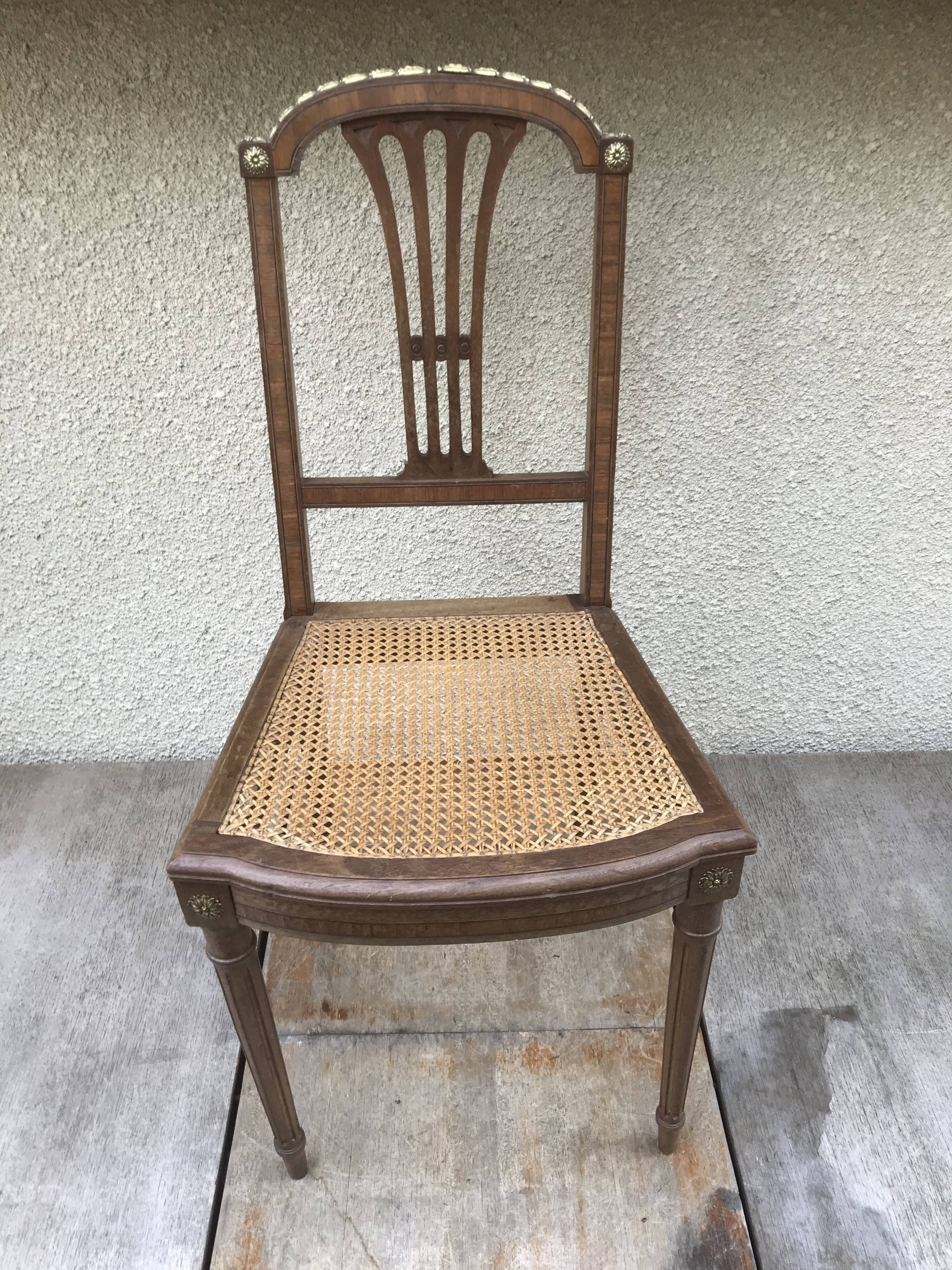 Former wood chair