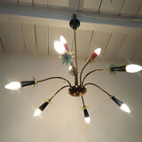 Vintage luster 9 lights 1970