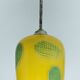 Pop art pendant lamp, Poland, 1950s