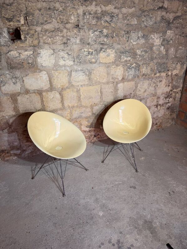 Paire de Chaise Éros par Philippe Starck