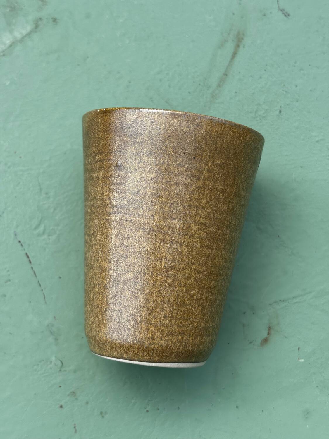 Vintage lot de 3 verres gobelets Digoin en grès