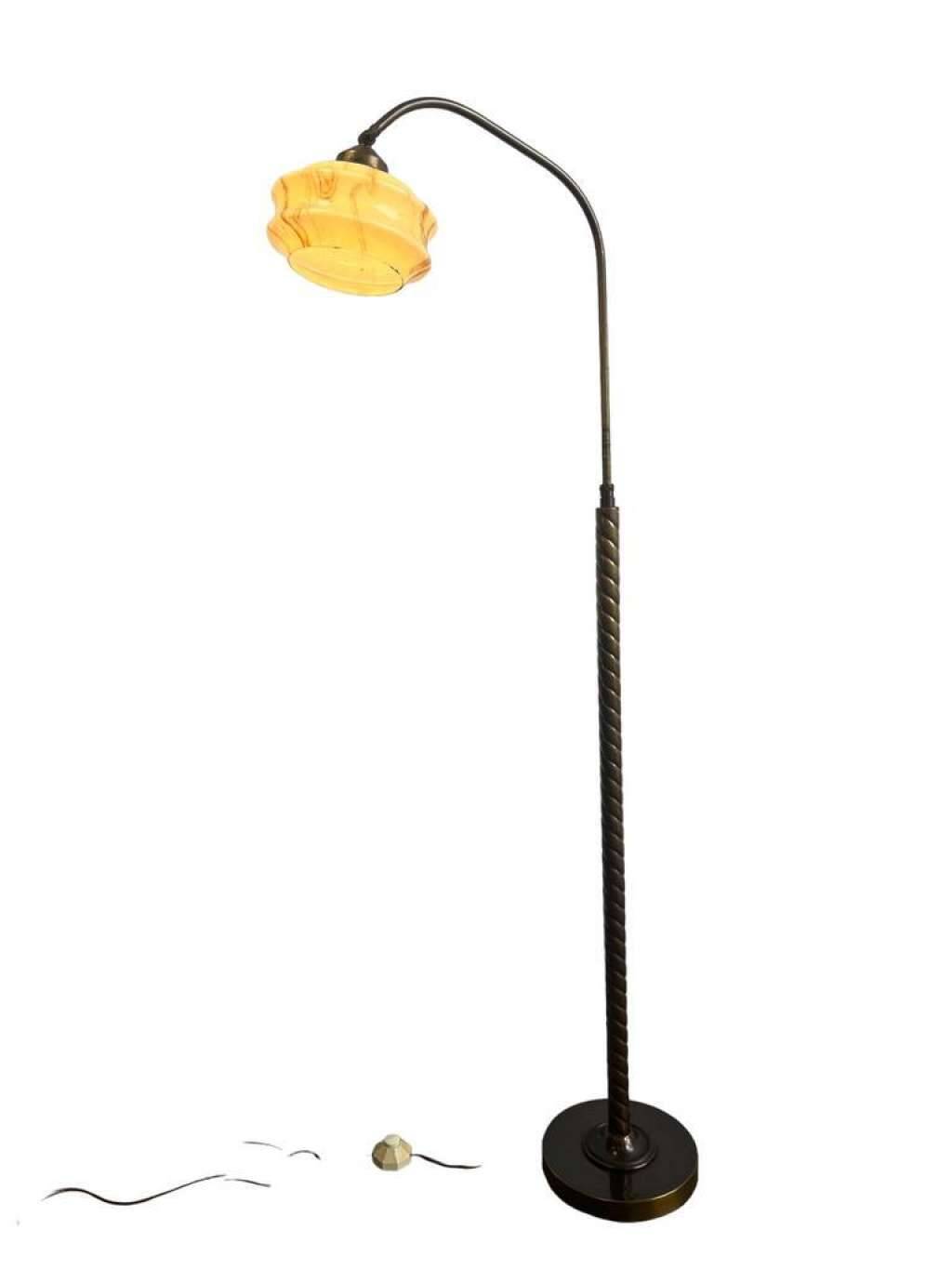 Lampadaire vintage art déco