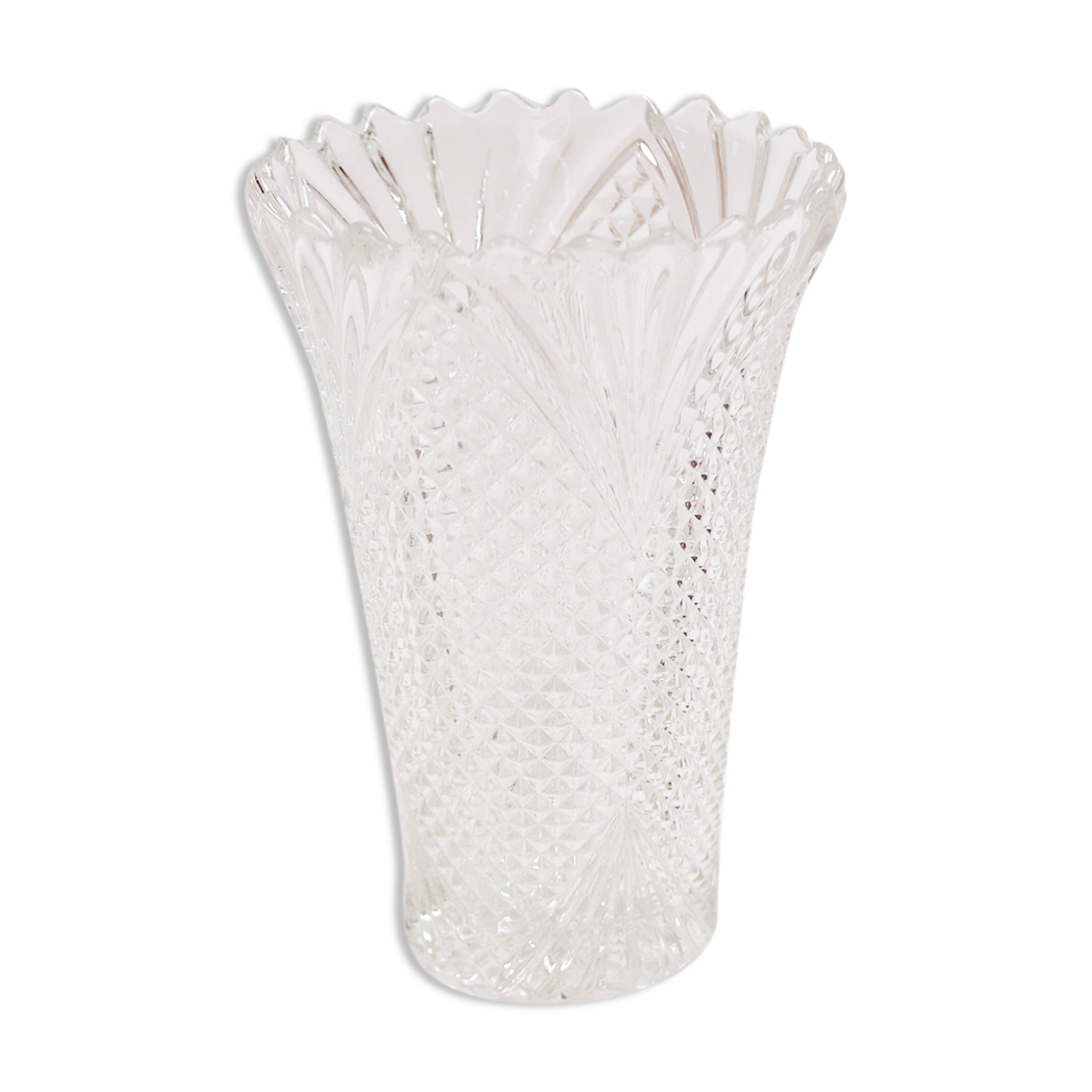 Vintage glass vase