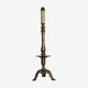 Candlestick-shaped lamp (brass)